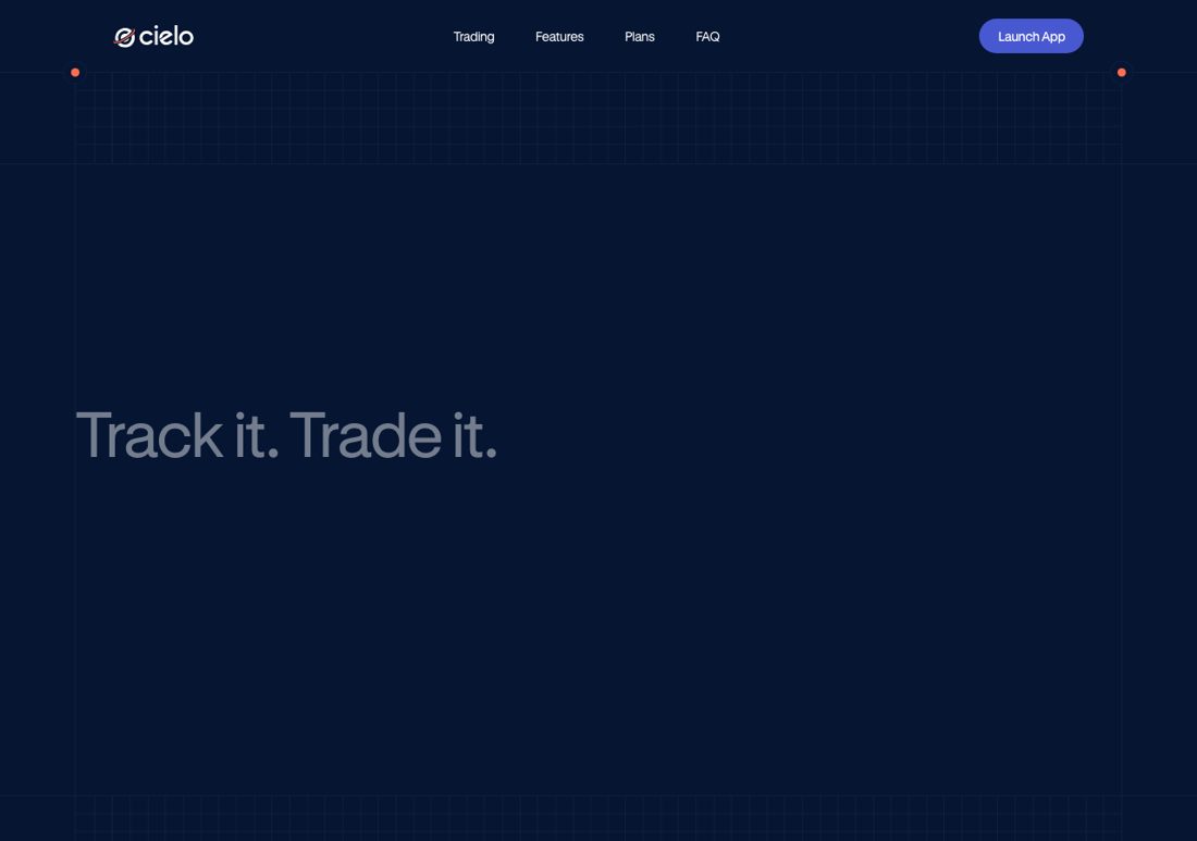 Cielo's website, 16 October 2026